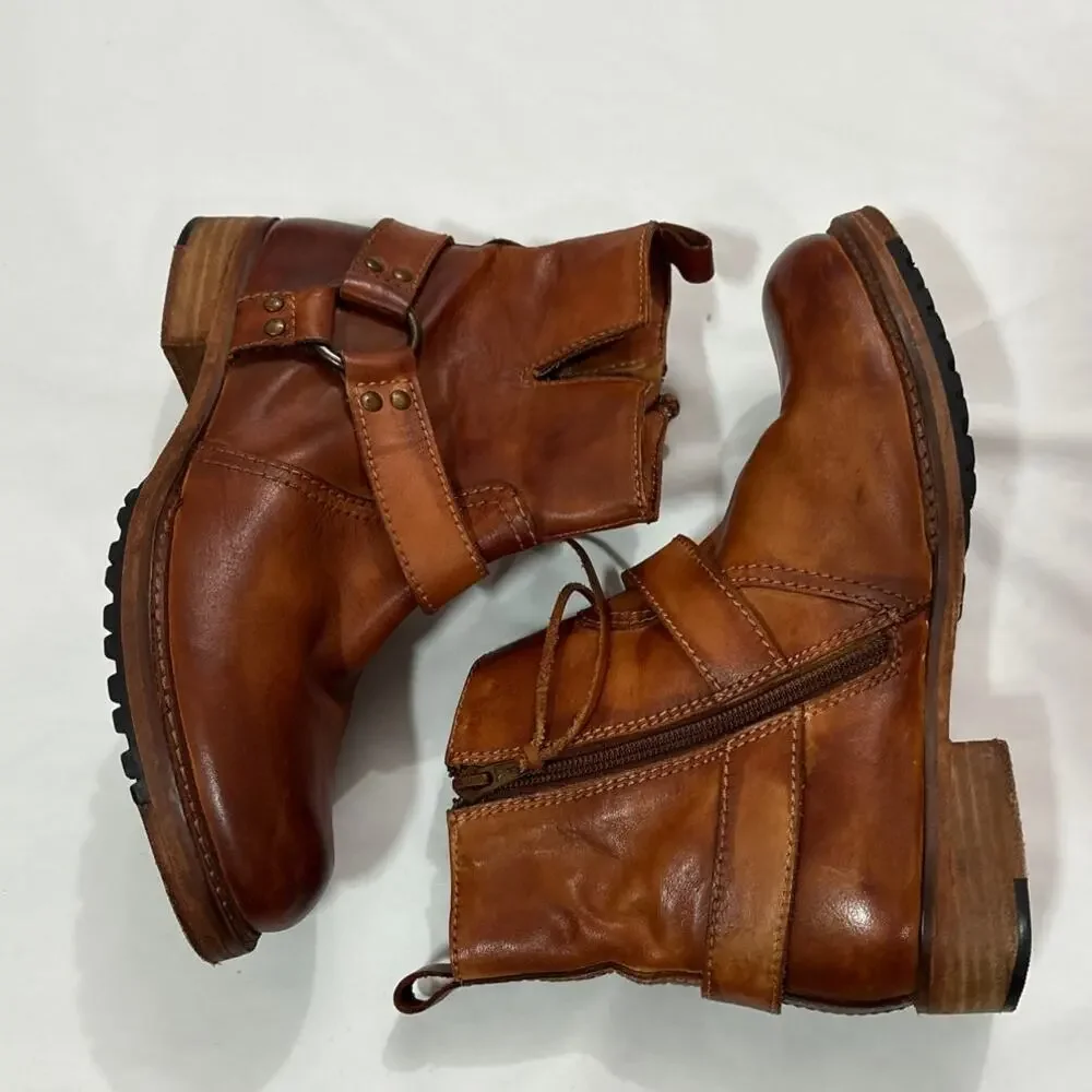 Vintage Foundry Co. Women's 7 Morgan Boots Brown Western Cowgirl Festival Boho